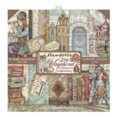 Stamperia Lady Vagabond Designpapier - Paper Pack